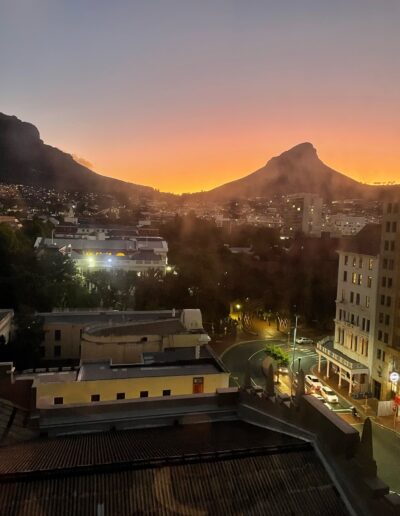 Cape town view on lionshead