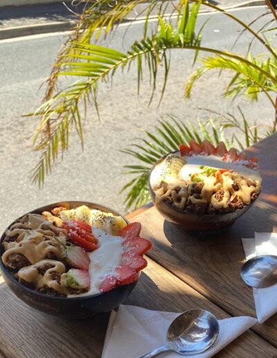 Nourish’d café and juicery smoothie bowl
