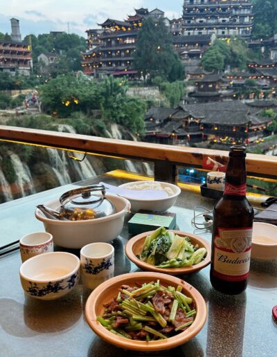 fu rong zhen food and view
