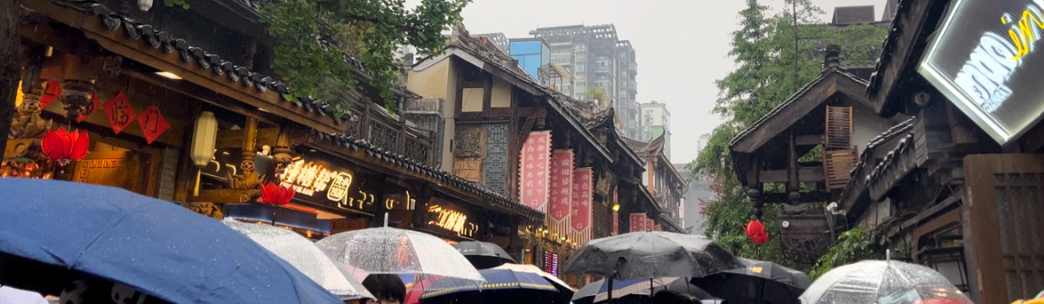 China Chengdu Kuanzhai Alley (wide and narrow alleys)